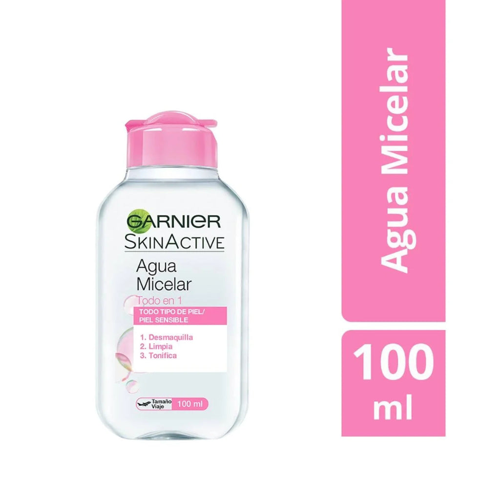 Agua Micelar Todo en 1 Rosa 100 ml Garnier