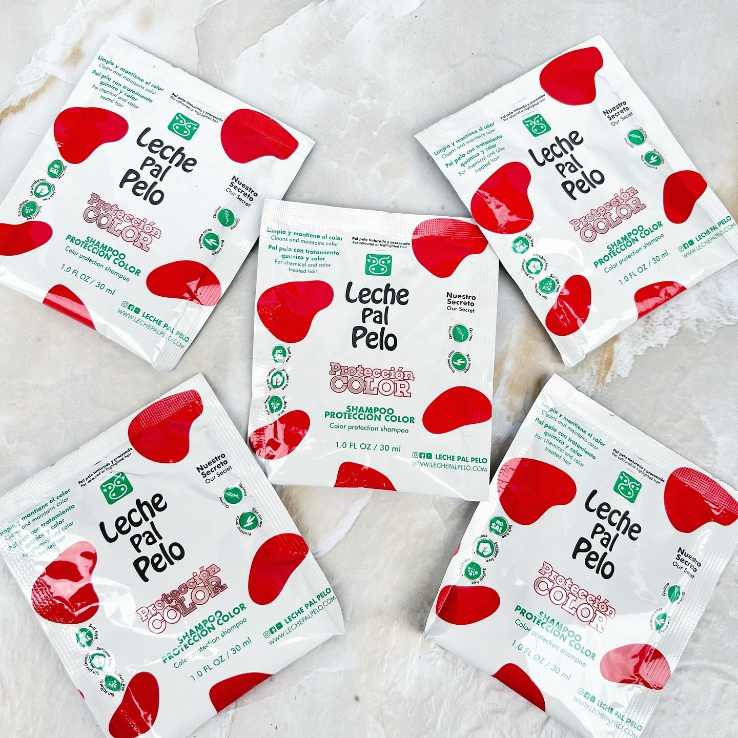 Shampoo Protección Color Sobre 30ml Leche Pal Pelo