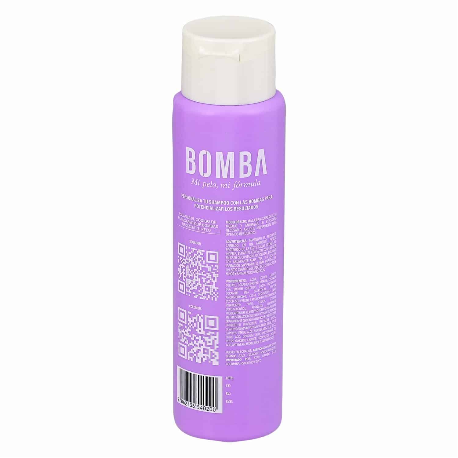 Shampoo Bomba Ondas Increíbles 370 ml Bomba Mix