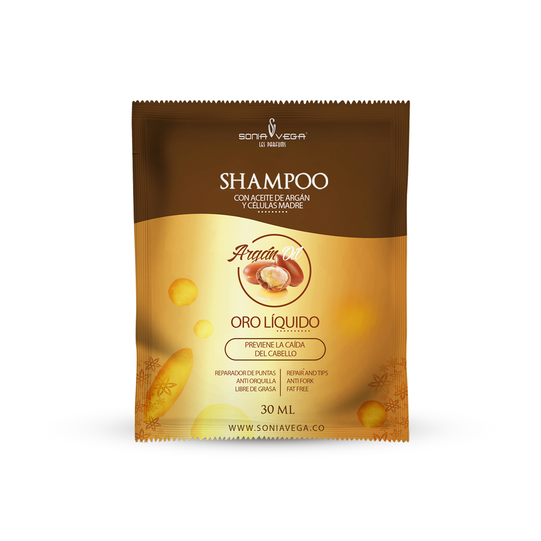Shampoo Argán y Células Madre Sobre 30ml Sonia Vega