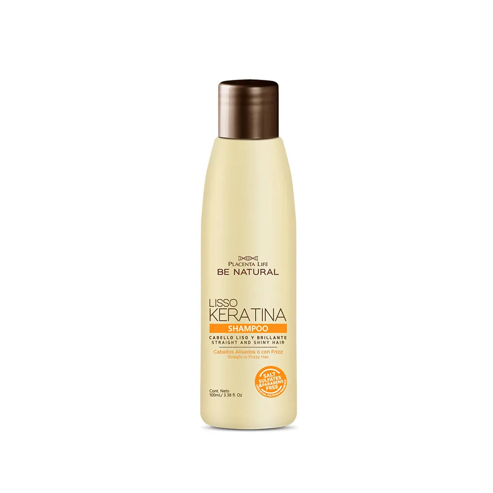 Shampoo Be Natural Liso Keratina 100ml