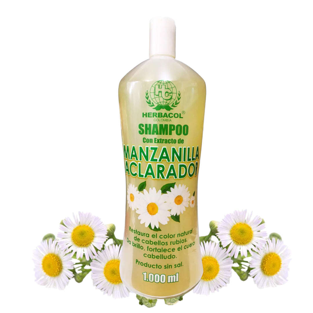 Shampoo Manzanilla Aclarador 1000ml Herbacol