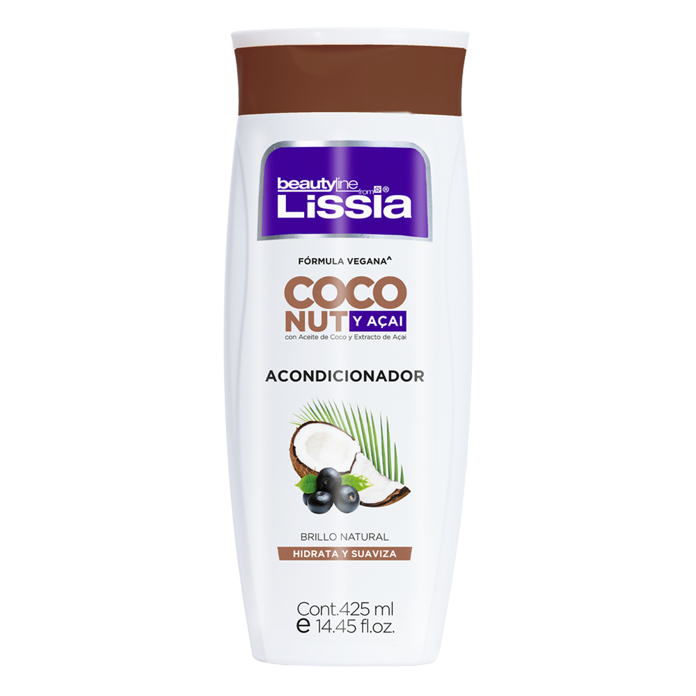 Shampoo Coco y Acaí Nutrición 425ml Lissia