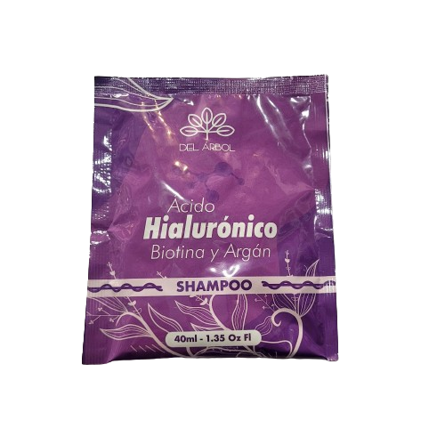 Shampoo Ácido Hialurónico Hidratación 40ml Del Árbol