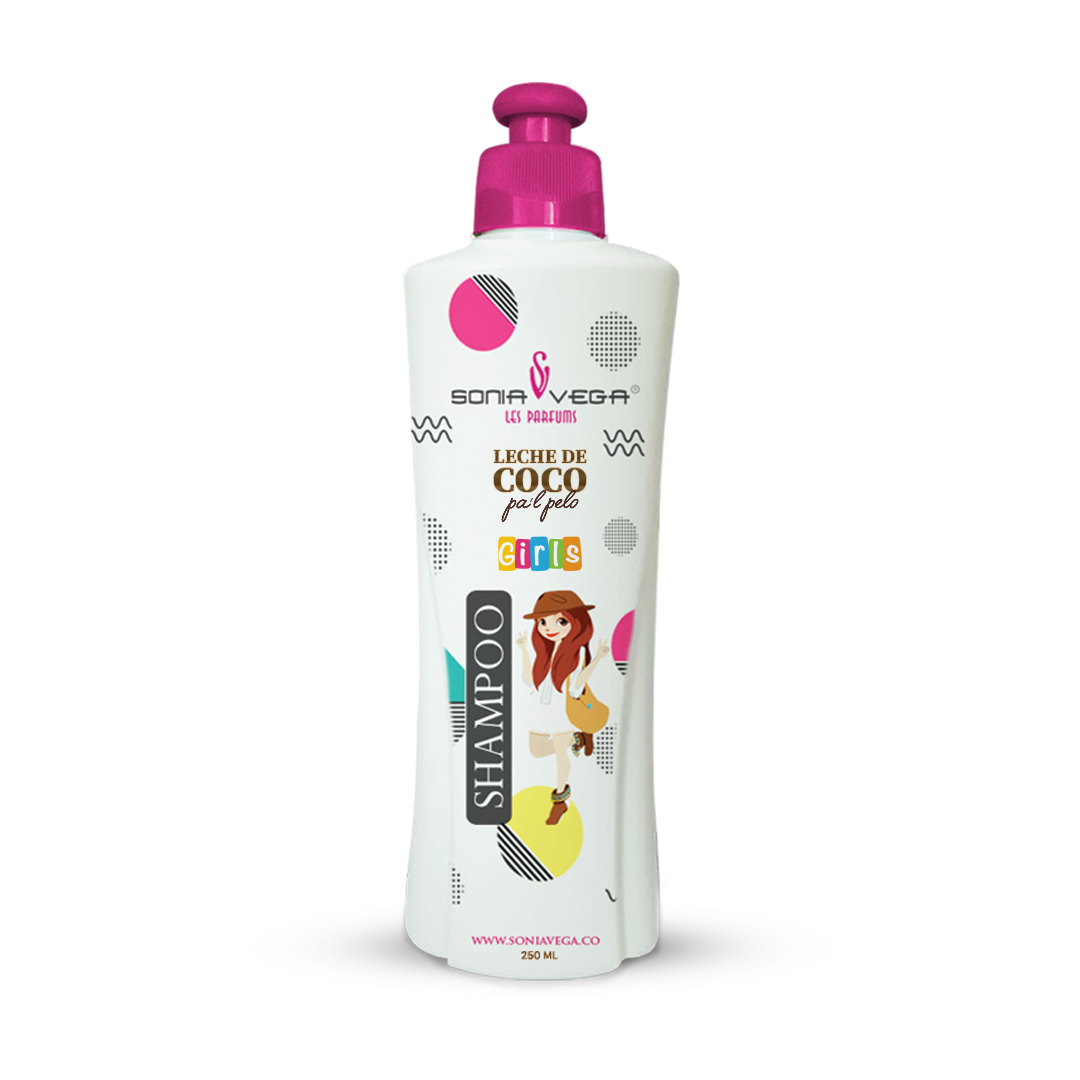 Shampoo Leche de Coco Girls Hidratante 250ml Sonia Vega