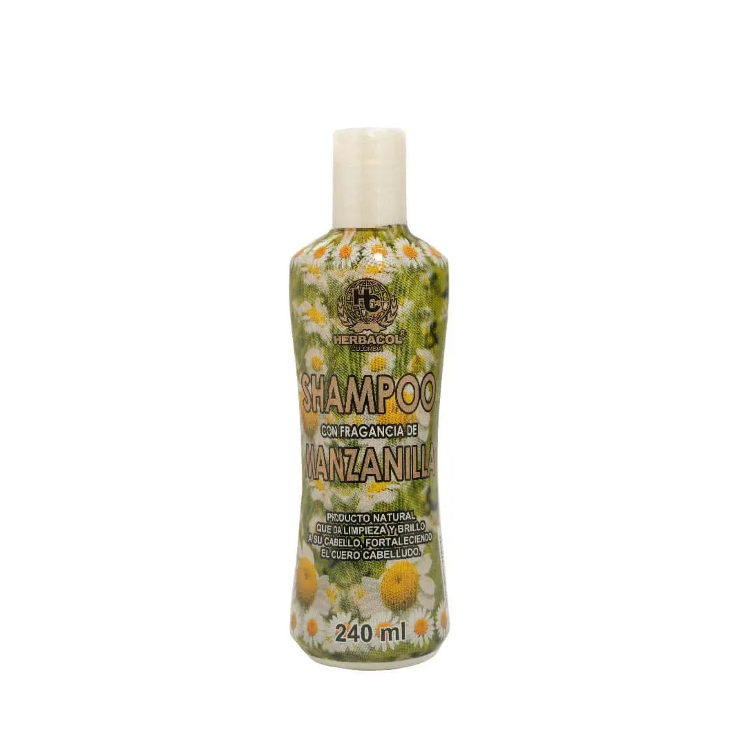 Shampoo Manzanilla Aclarador Natural 240ml Herbacol