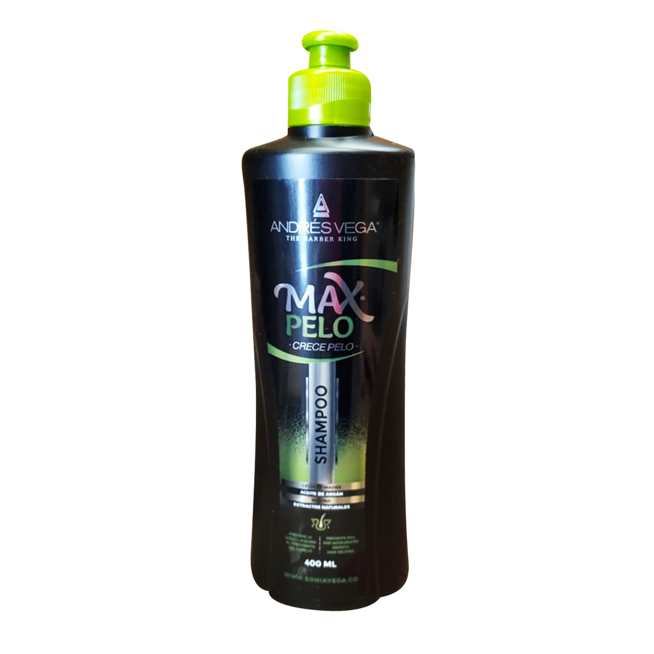 Shampoo Max Pelo Hombre Anticaída 400ml Andrés Vega