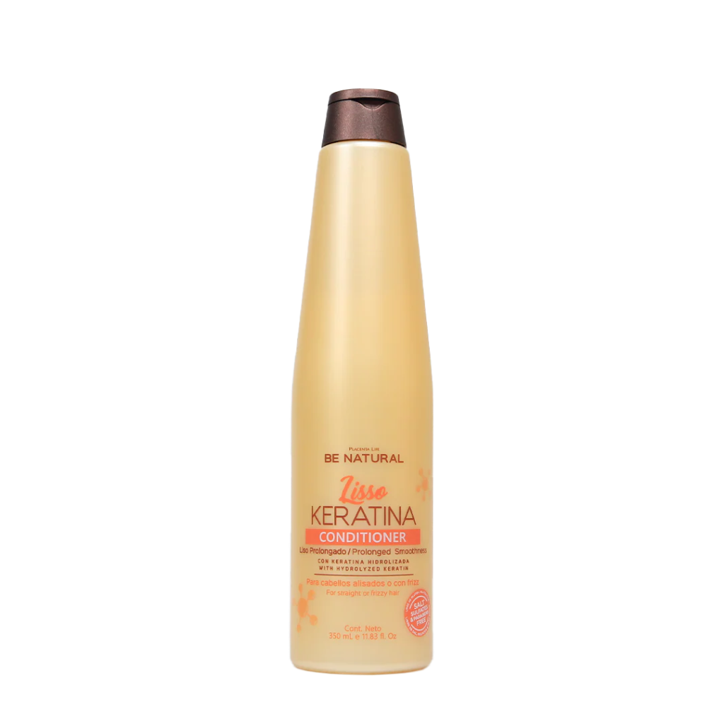 Acondicionador Liso Keratina Alisado Duradero 350ml Be Natural