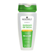 Shampoo Gusano de Seda Brillo y Sedosidad 400ml Maxybelt
