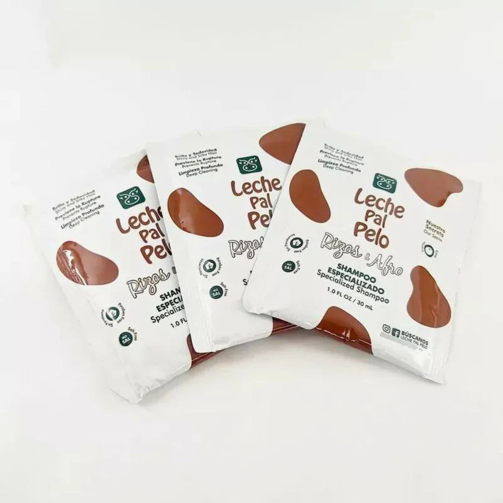 Shampoo Afro Rizos Sobre 30ml Leche Pal Pelo
