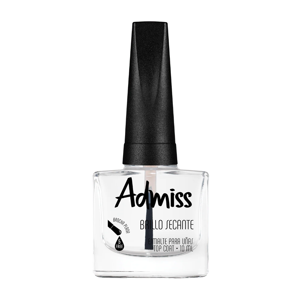 Esmalte Tradicional Brillo Secante 10 ml Admiss