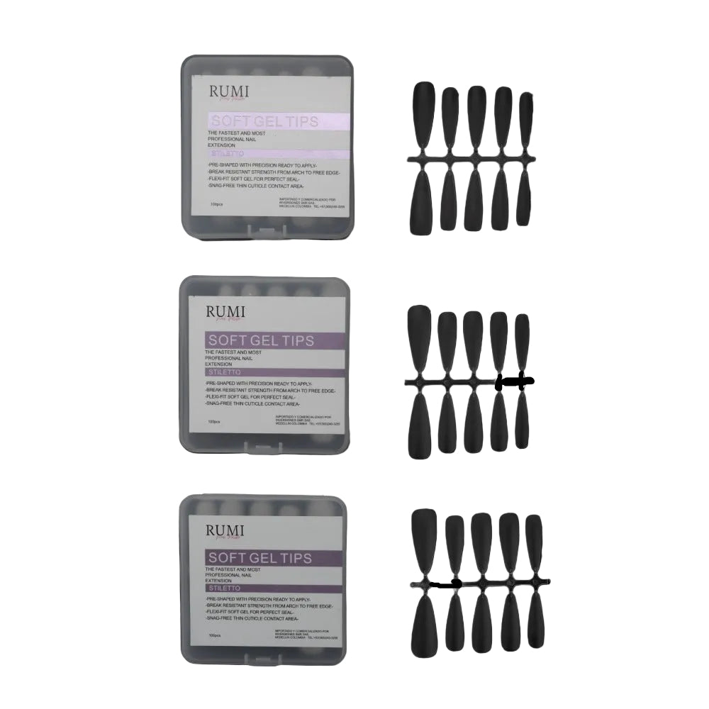 Soft Gel X100 Stiletto Rumi