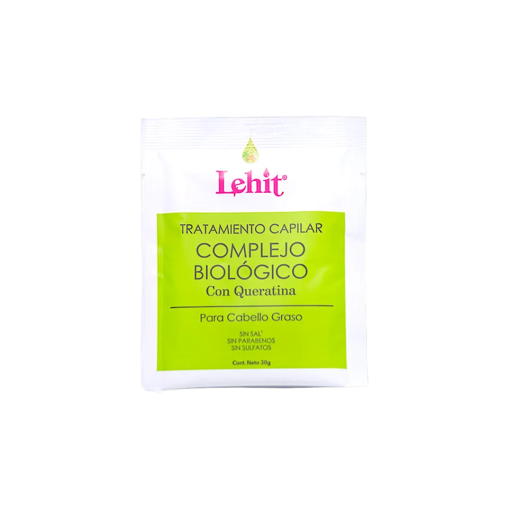 Tratamiento Complejo Biológico con Queratina 30g Lehit