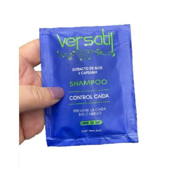 Shampoo Versátil Control Caída Sobre 30g Duvy Class