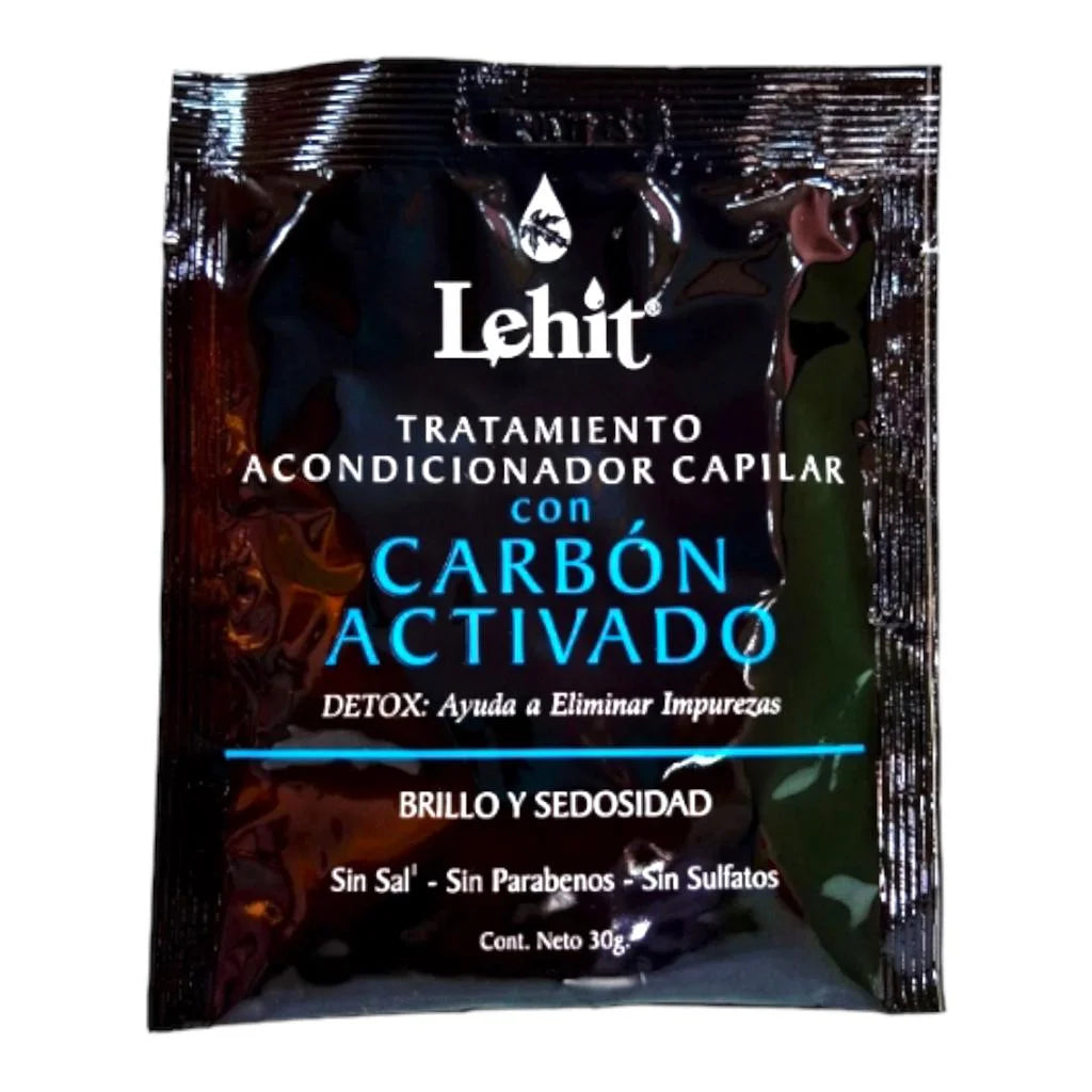 Cojín Tratamiento Carbón Activado 30g Lehit
