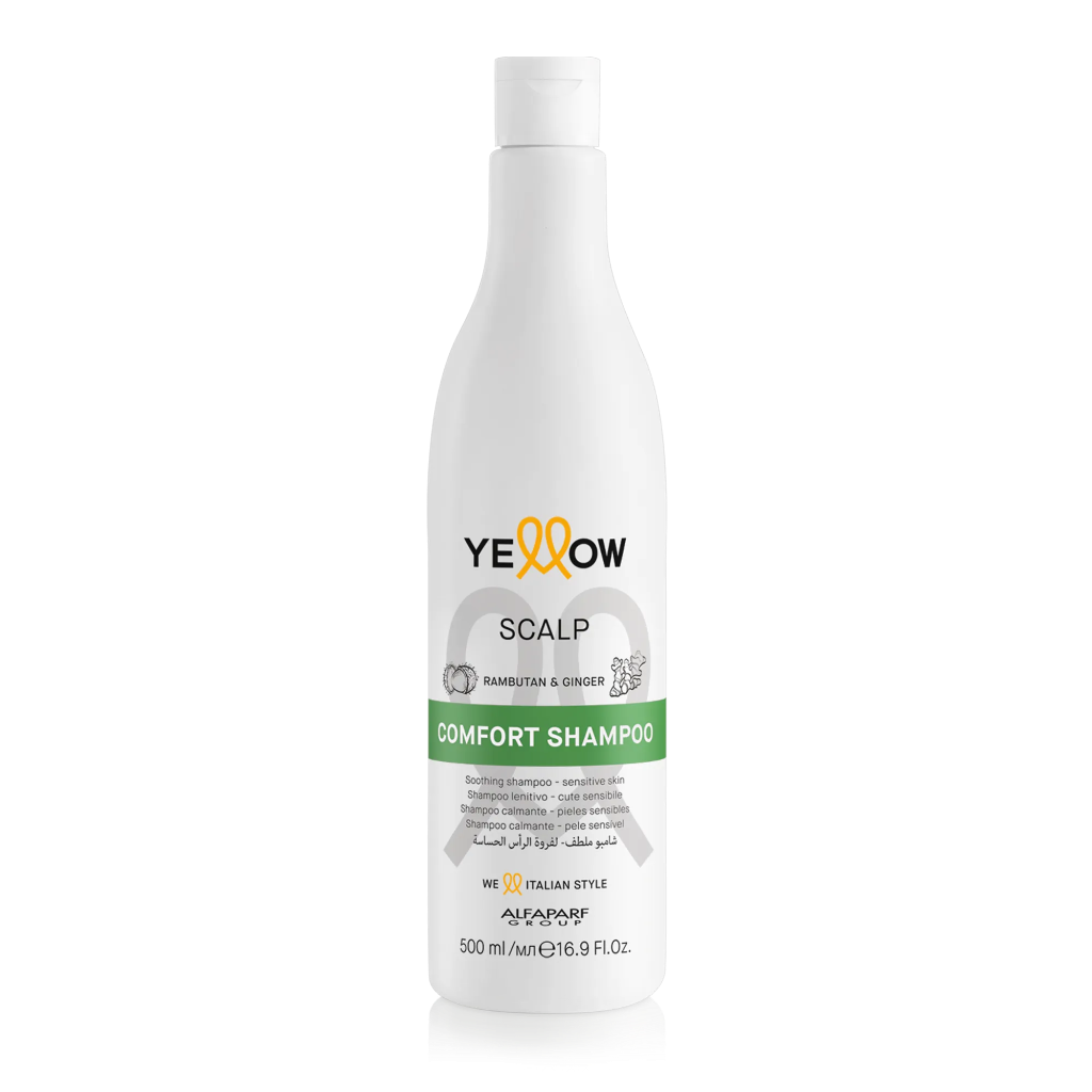 Shampoo Scalp Comfort Calma Cuero Cabelludo 500ml Yellow