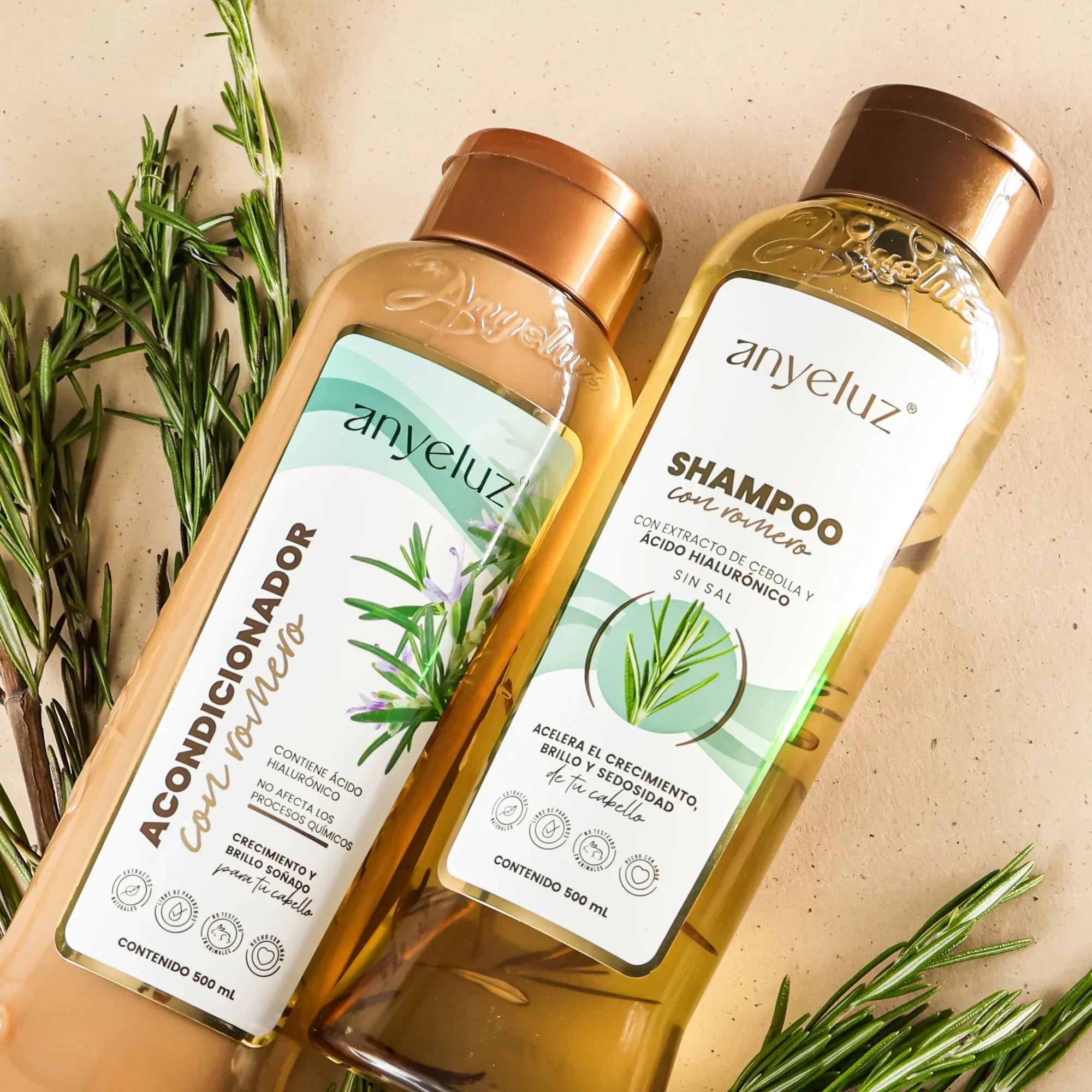 Acondicionador Fortalecedor de Romero Anyeluz 500 ml