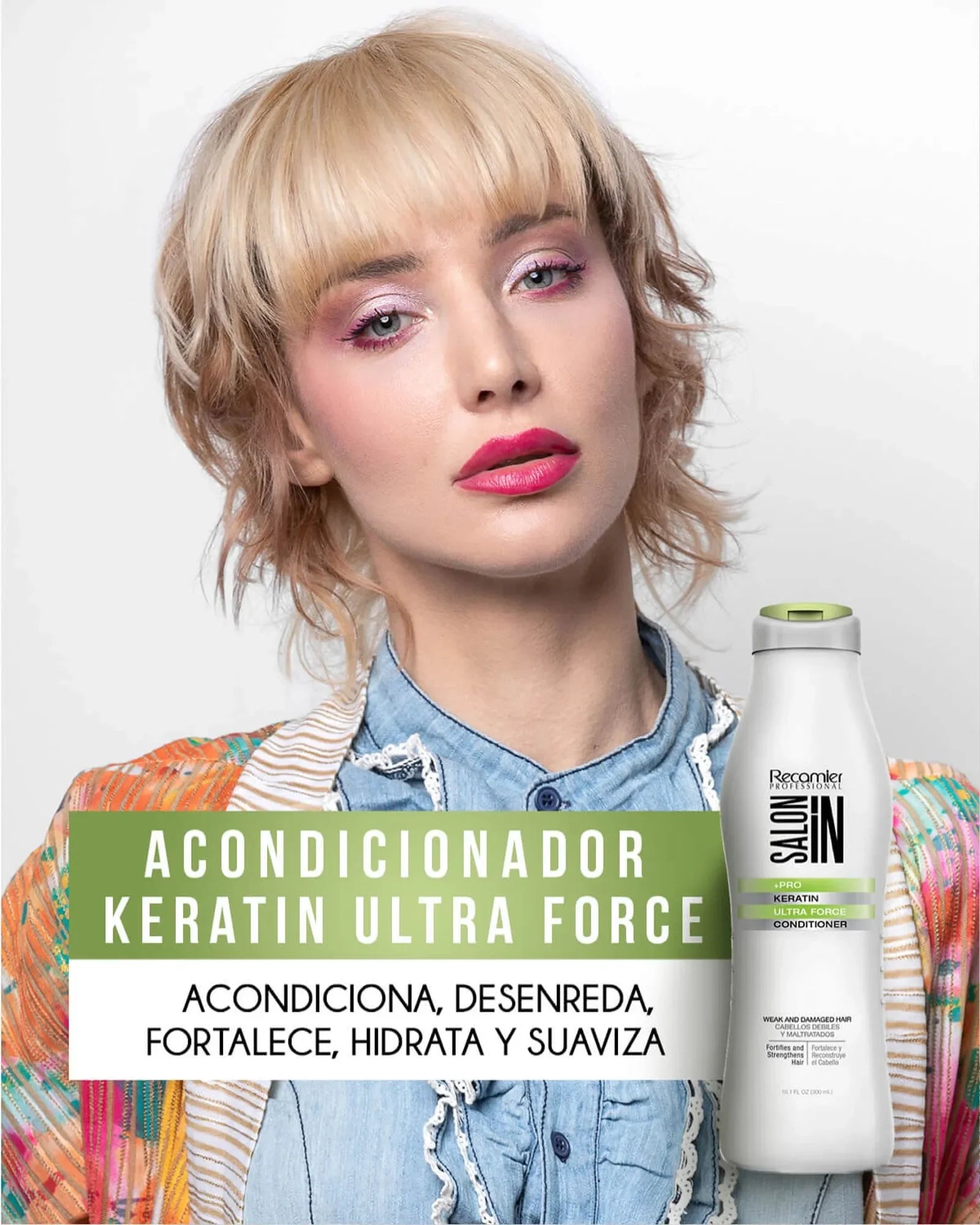 Acondicionador Keratin Ultra Force Recamier X 300