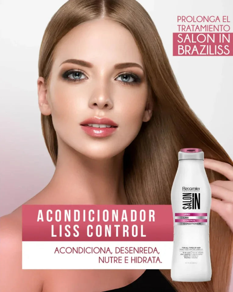 Acondicionador Liss Control Recamier Rosado X 300