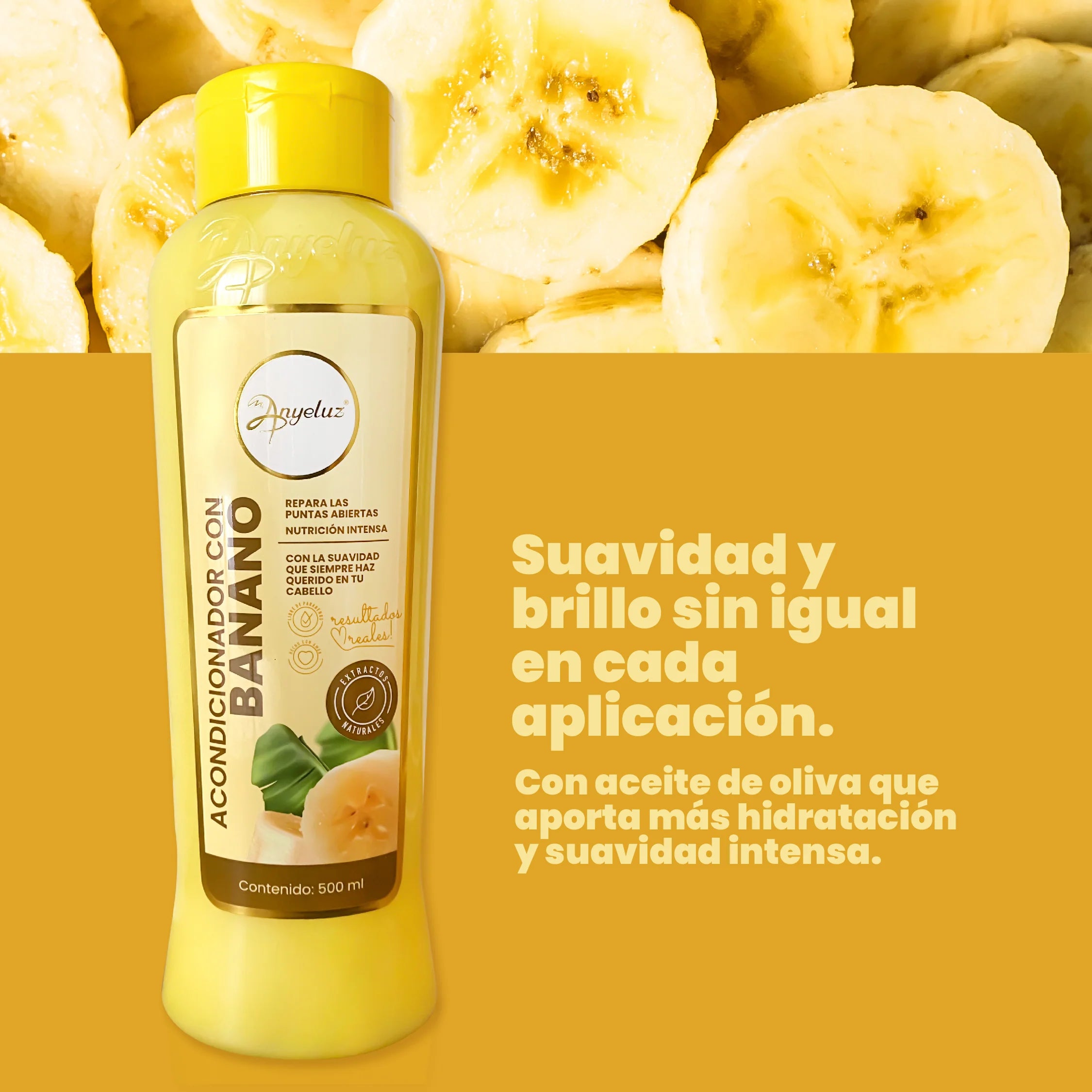Acondicionador Nutritivo de Banano Anyeluz 500 ml