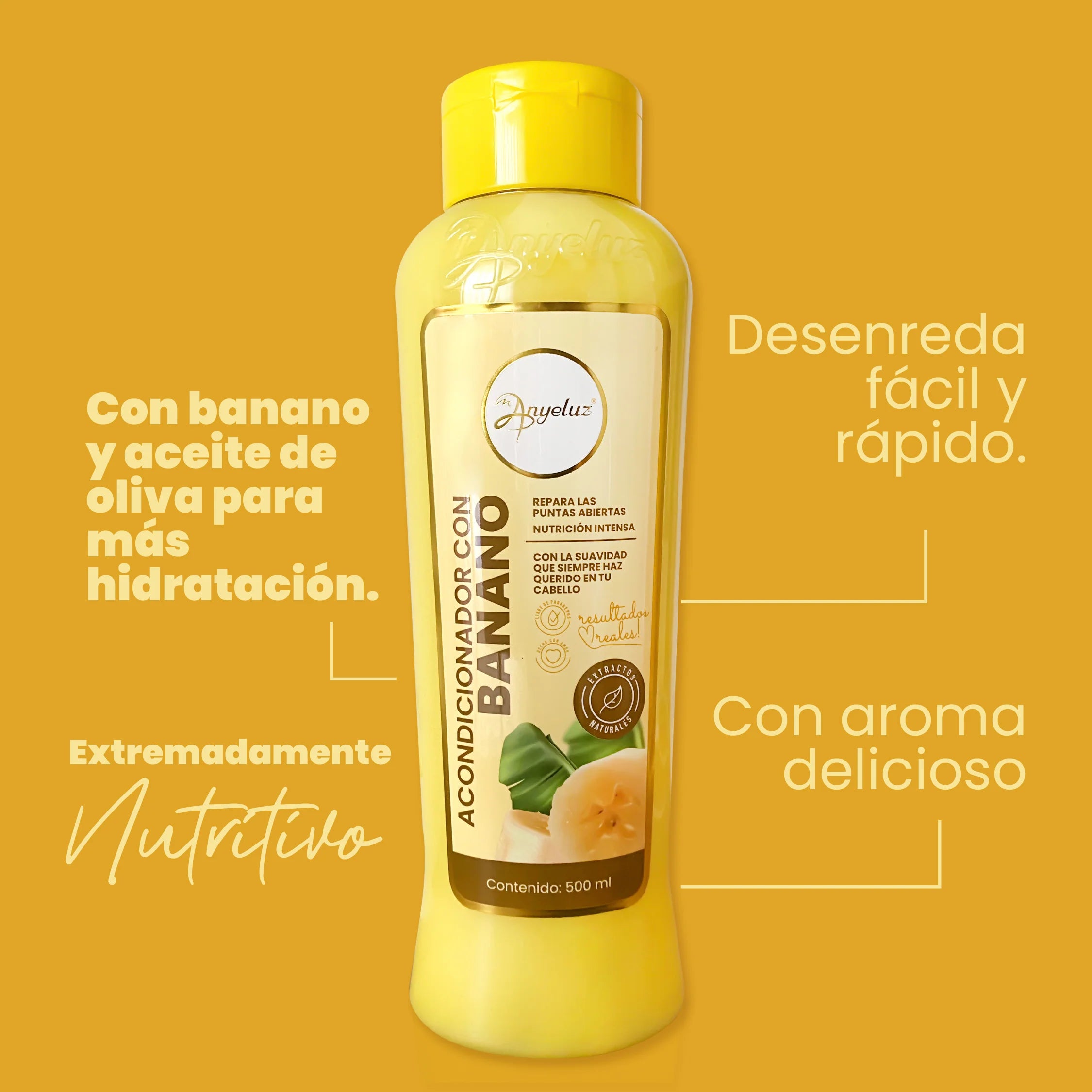Acondicionador Nutritivo de Banano Anyeluz 500 ml