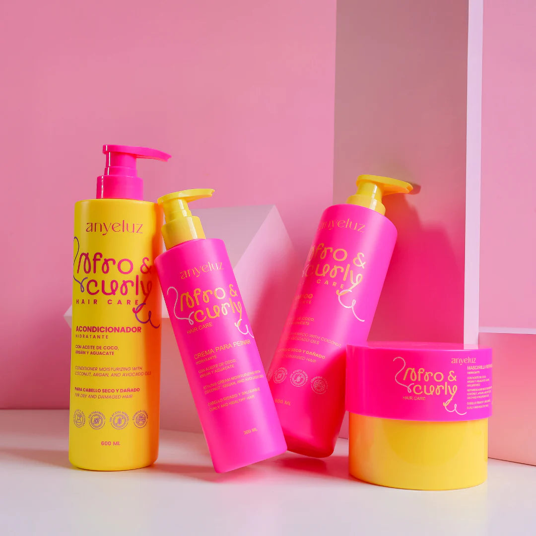 Crema para Peinar Hidratante Afro & Curly Anyeluz 300 ml