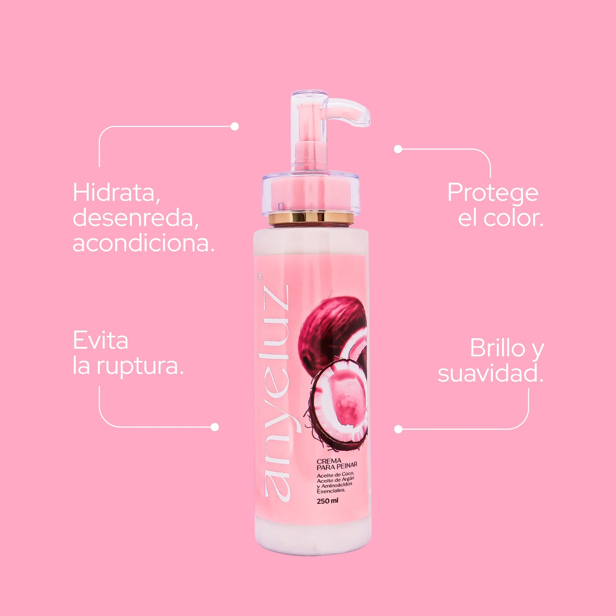 Crema para Peinar Hidratante Anyeluz 250 ml