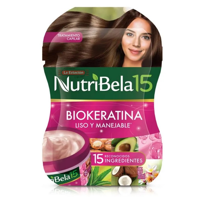 Tratamiento Capilar Biokeratina 27ml Nutribela