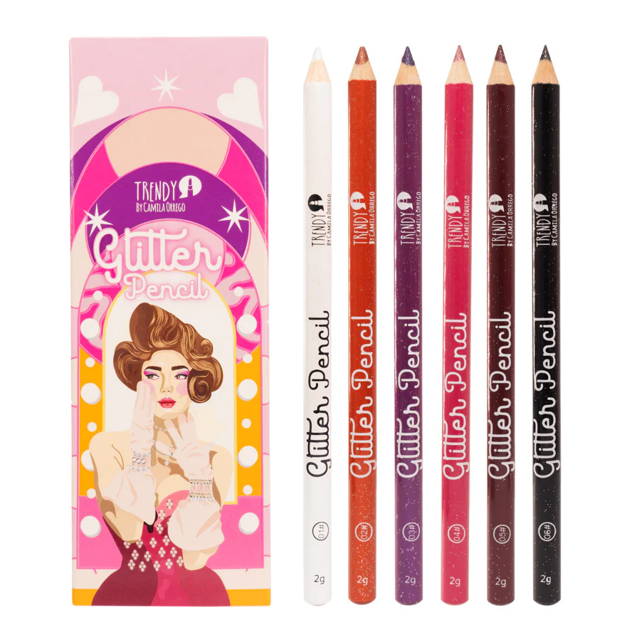 Delineador Ojos Glitter Pencil Trendy