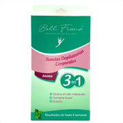 Bandas Depilatorias Menta 6 Unidades Bell Franz