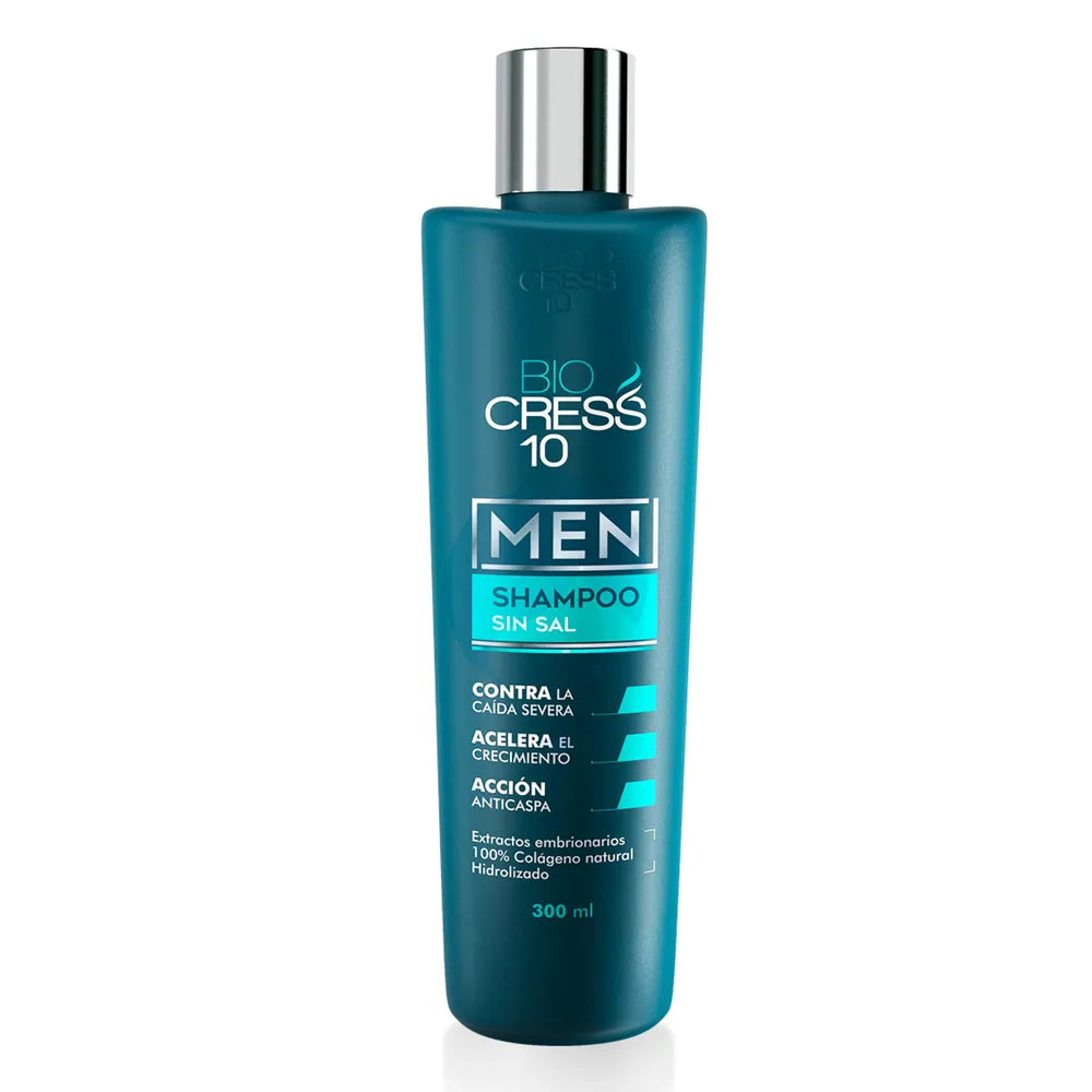 Shampoo Men Crecimiento 300ml Biocress 10