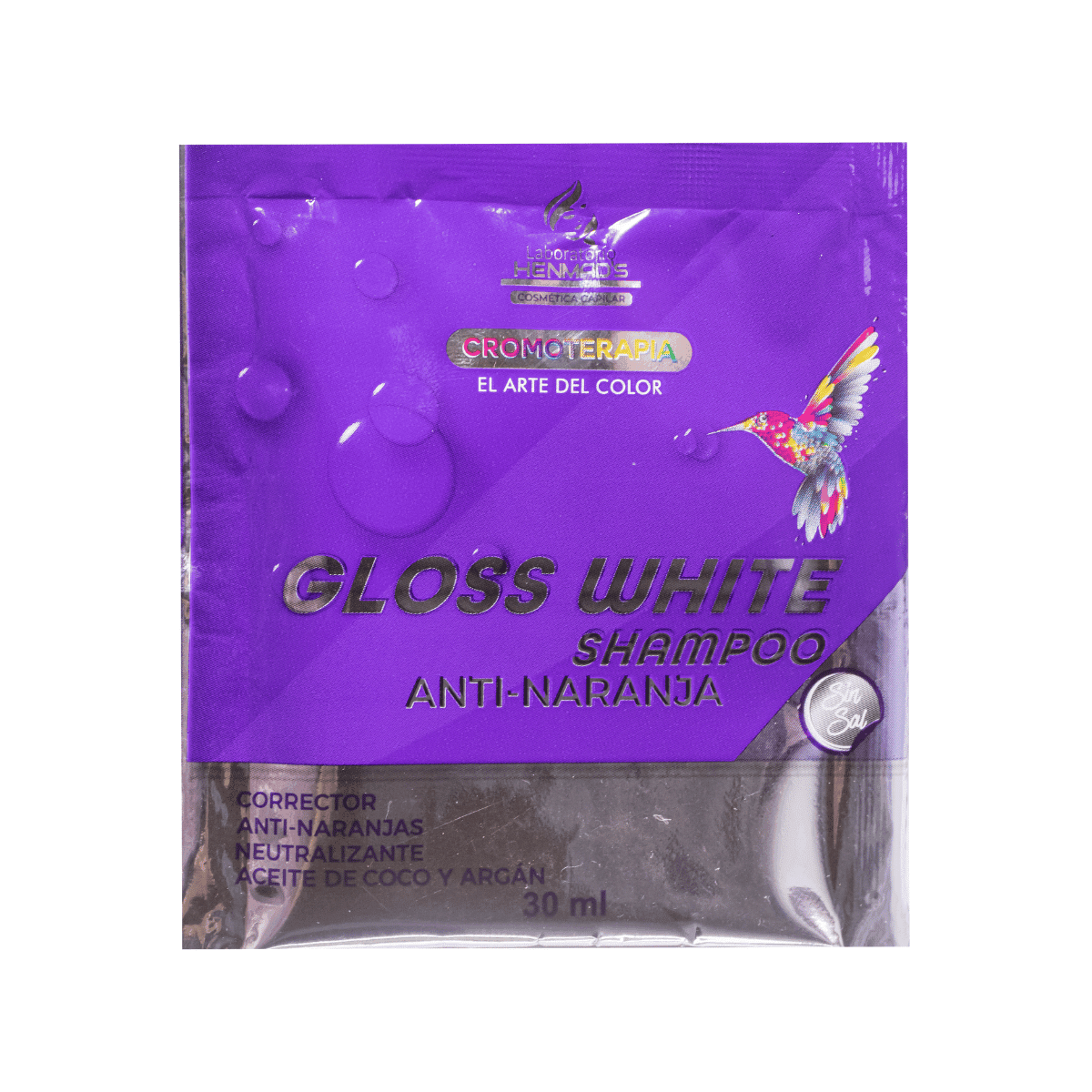 Shampoo Matizante Anti-Naranja Cromoterapia Sobre 30ml