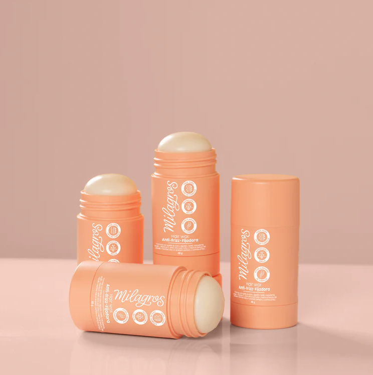 Hair Wax Cera Antifrizz Fijación Capilar Milagros X 49Ml