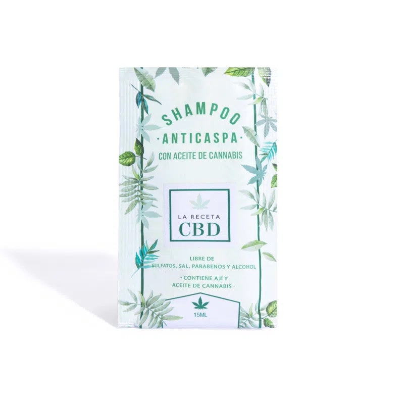 Sachet Shampoo Anticaspa 15ml La Receta CBD