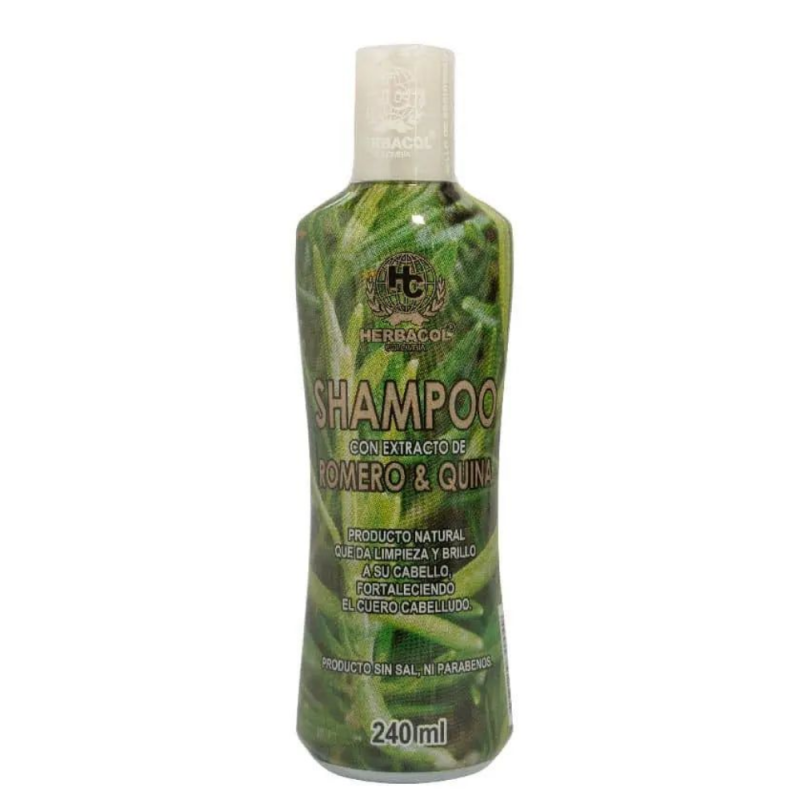 Shampoo Romero y Quina Anticaída 240ml Herbacol