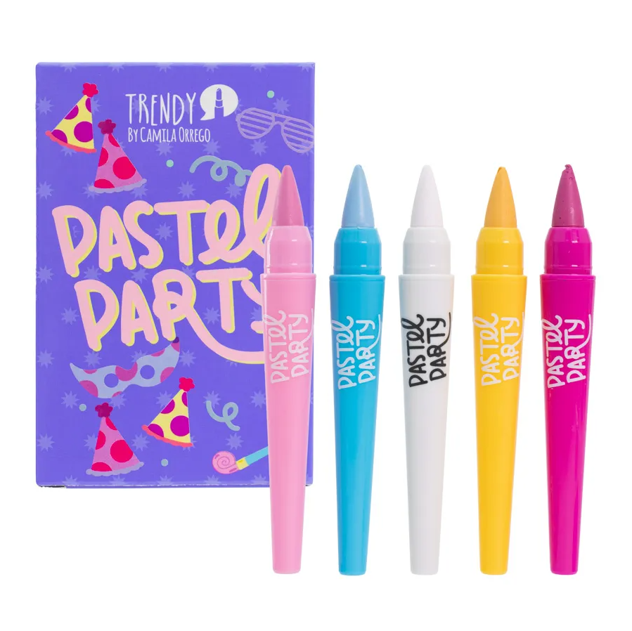 Ojos Kit 5 Pintucaritas Pastel Party Trendy