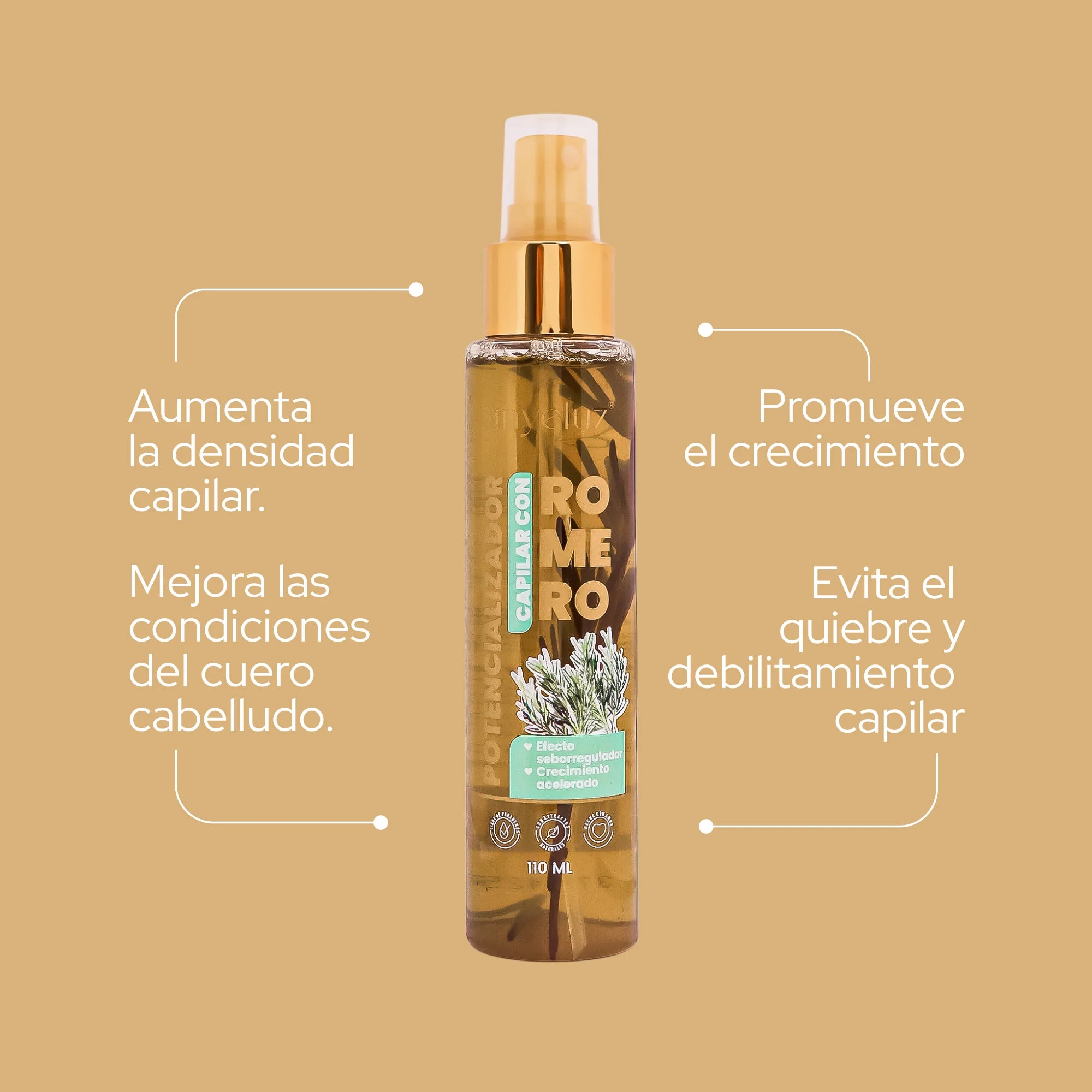 Potencializador Capilar de Romero Anyeluz 110 ml