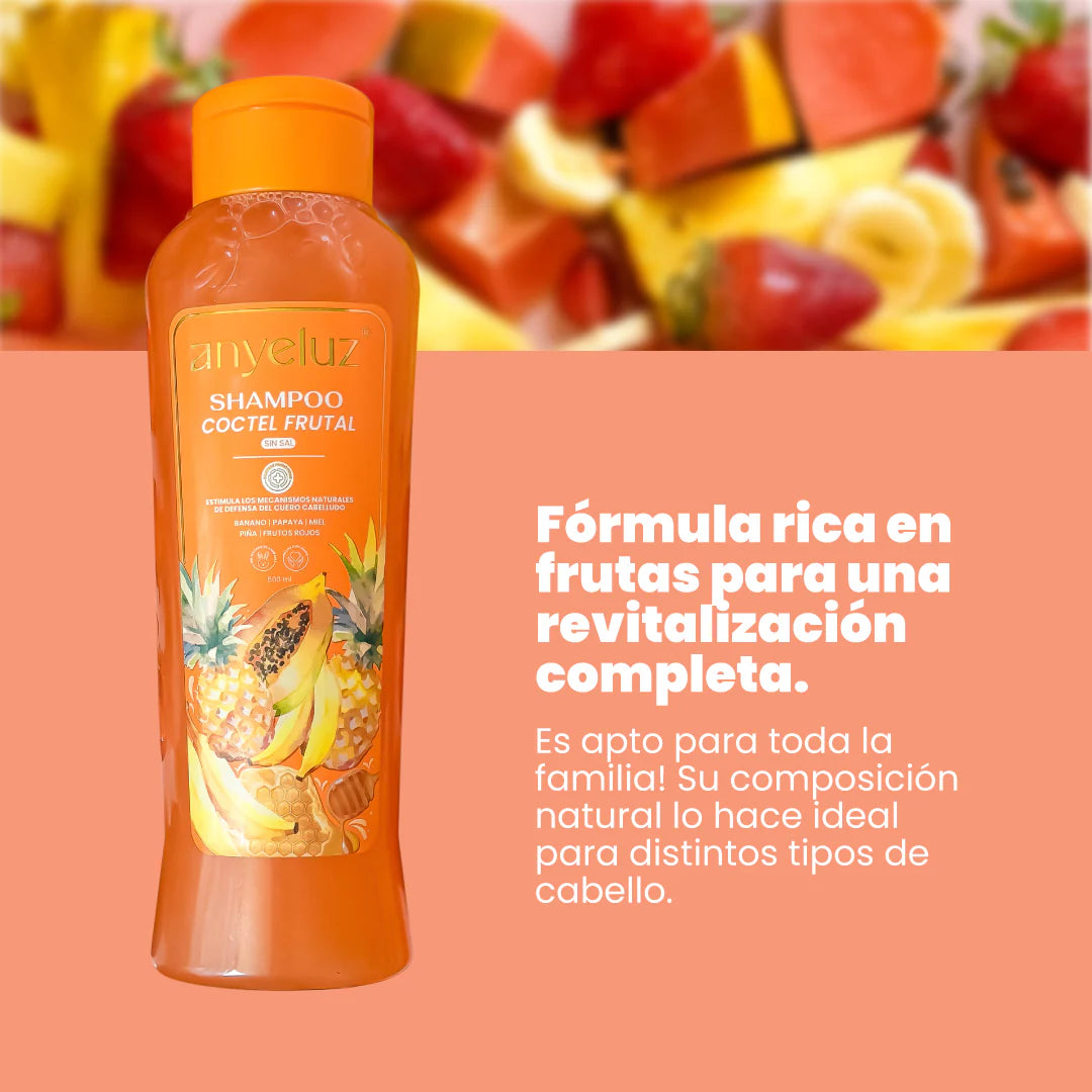 Shampoo Coctel Frutal Nutritivo Anyeluz 500 ml
