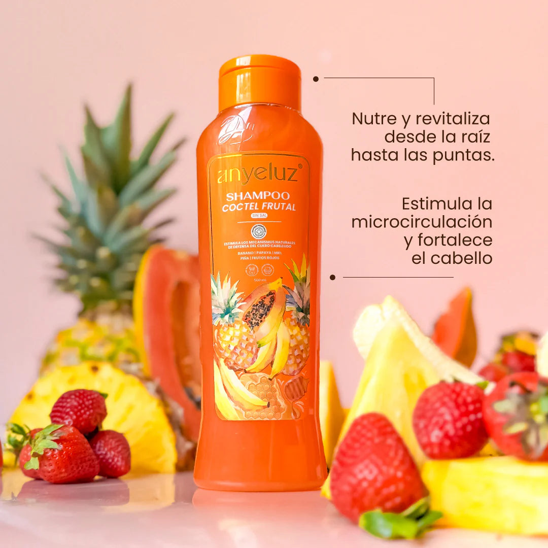 Shampoo Coctel Frutal Nutritivo Anyeluz 500 ml