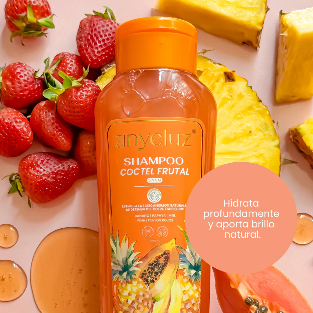 Shampoo Coctel Frutal Nutritivo Anyeluz 500 ml