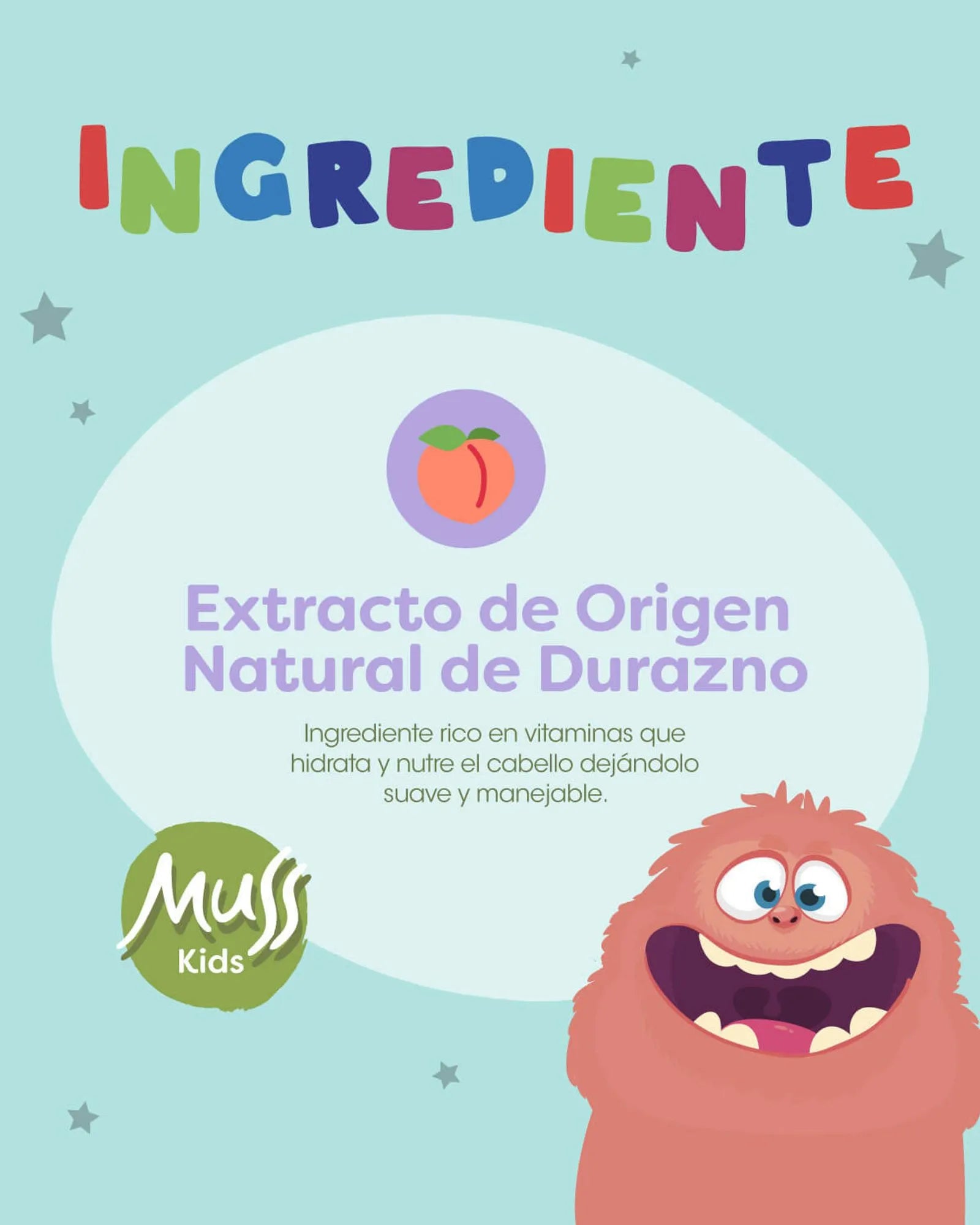 Shampoo Muss Kids Durazno Recamier *400 Ml