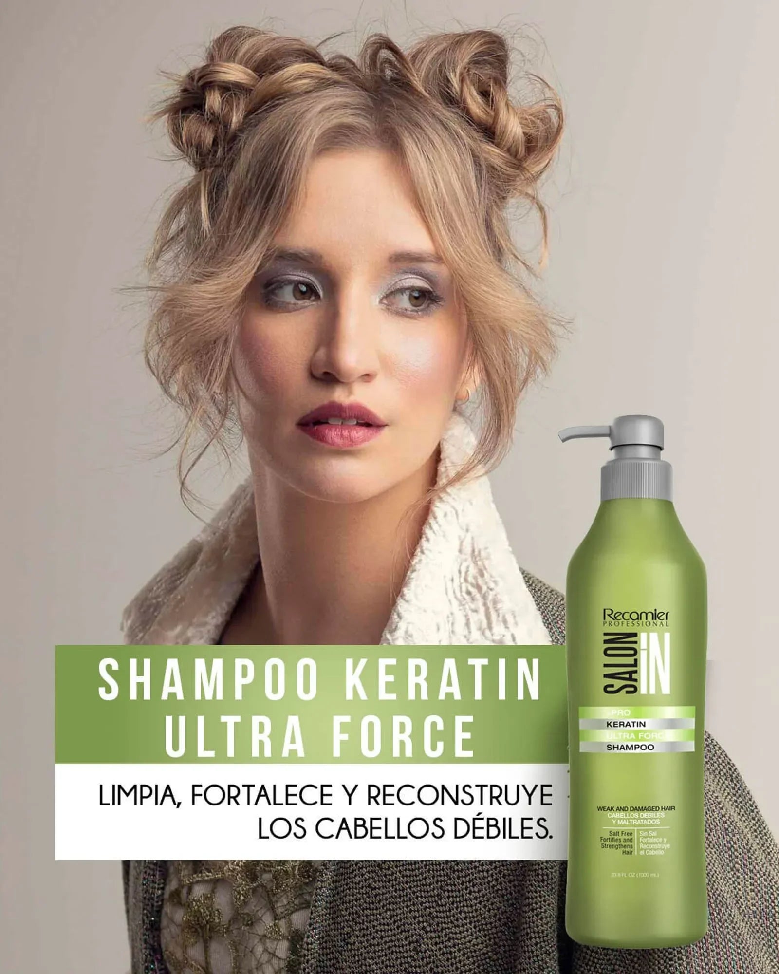 Shampoo Keratin Ultra Force Recamier X 1000