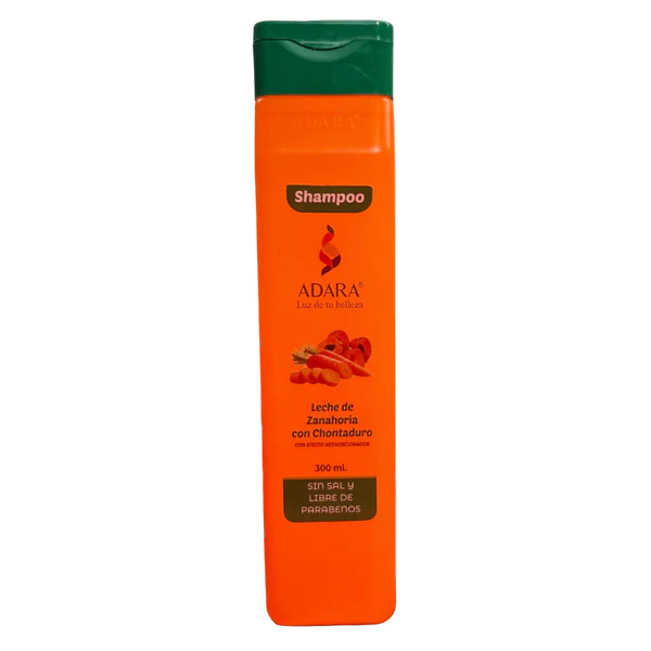 Shampoo Leche De Zanahoria Adara 300ml