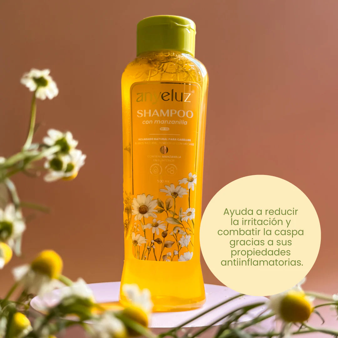 Shampoo Suavizante de Manzanilla Anyeluz 500 ml