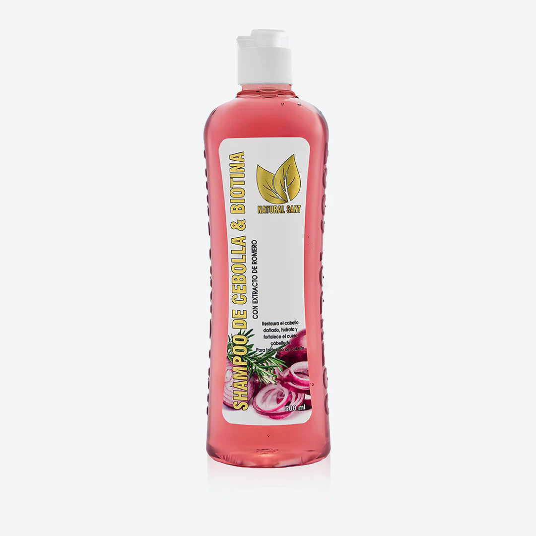 Shampoo Cebolla y Biotina Crecimiento 500ml Natural Sant