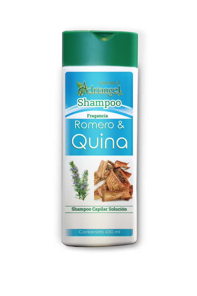 Shampoo Romero Y Quina Adriangel 450Ml