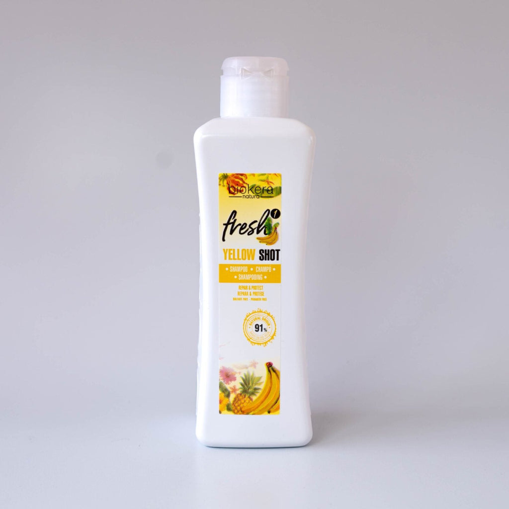 Shampoo Biokera Yellow Shot Reparador 300ml Salerm
