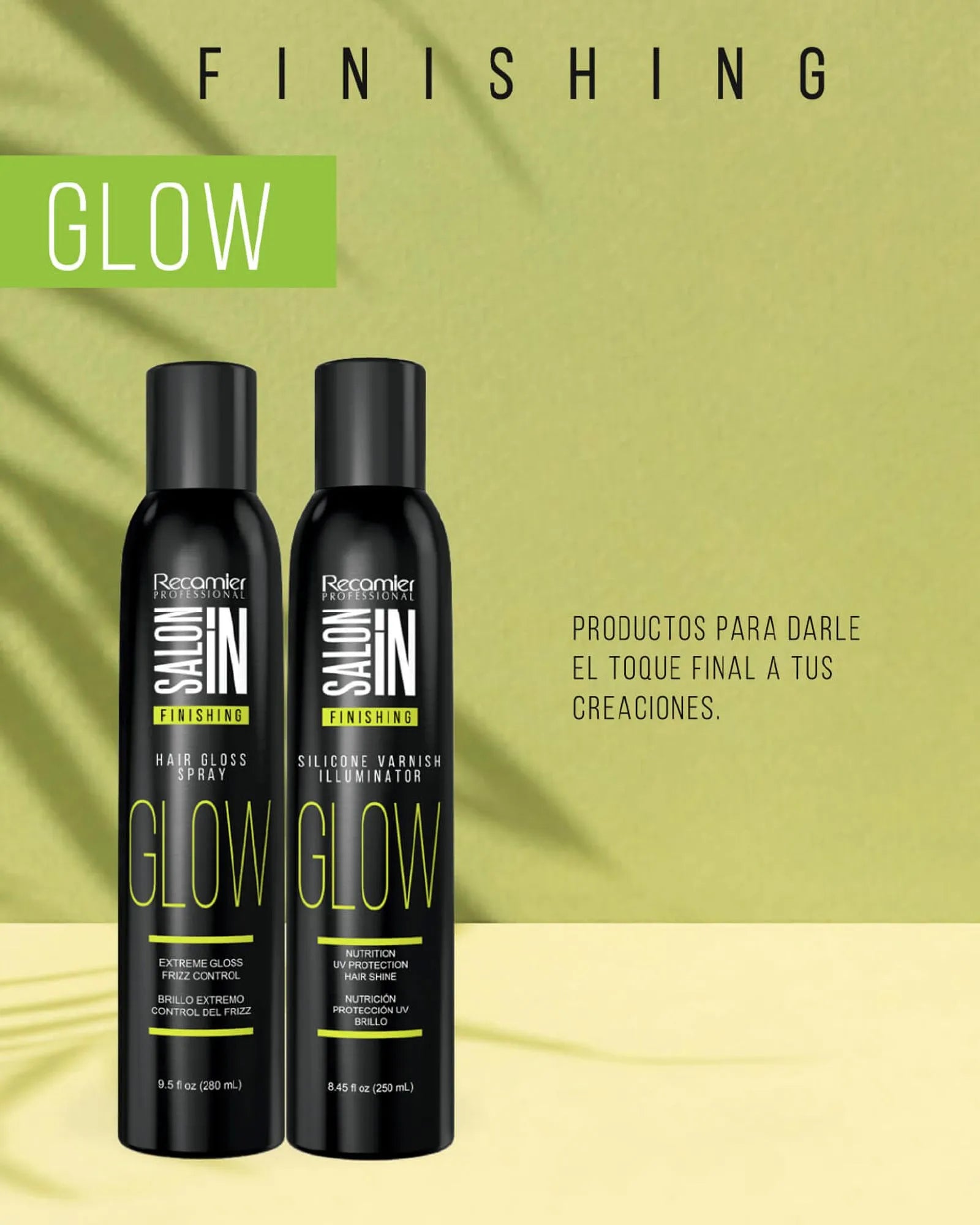 Hair Gloss Spray Glow *280 Ml Recamier