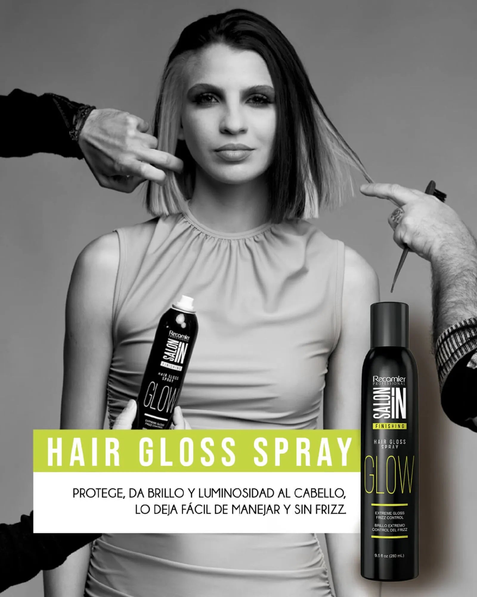 Hair Gloss Spray Glow *280 Ml Recamier