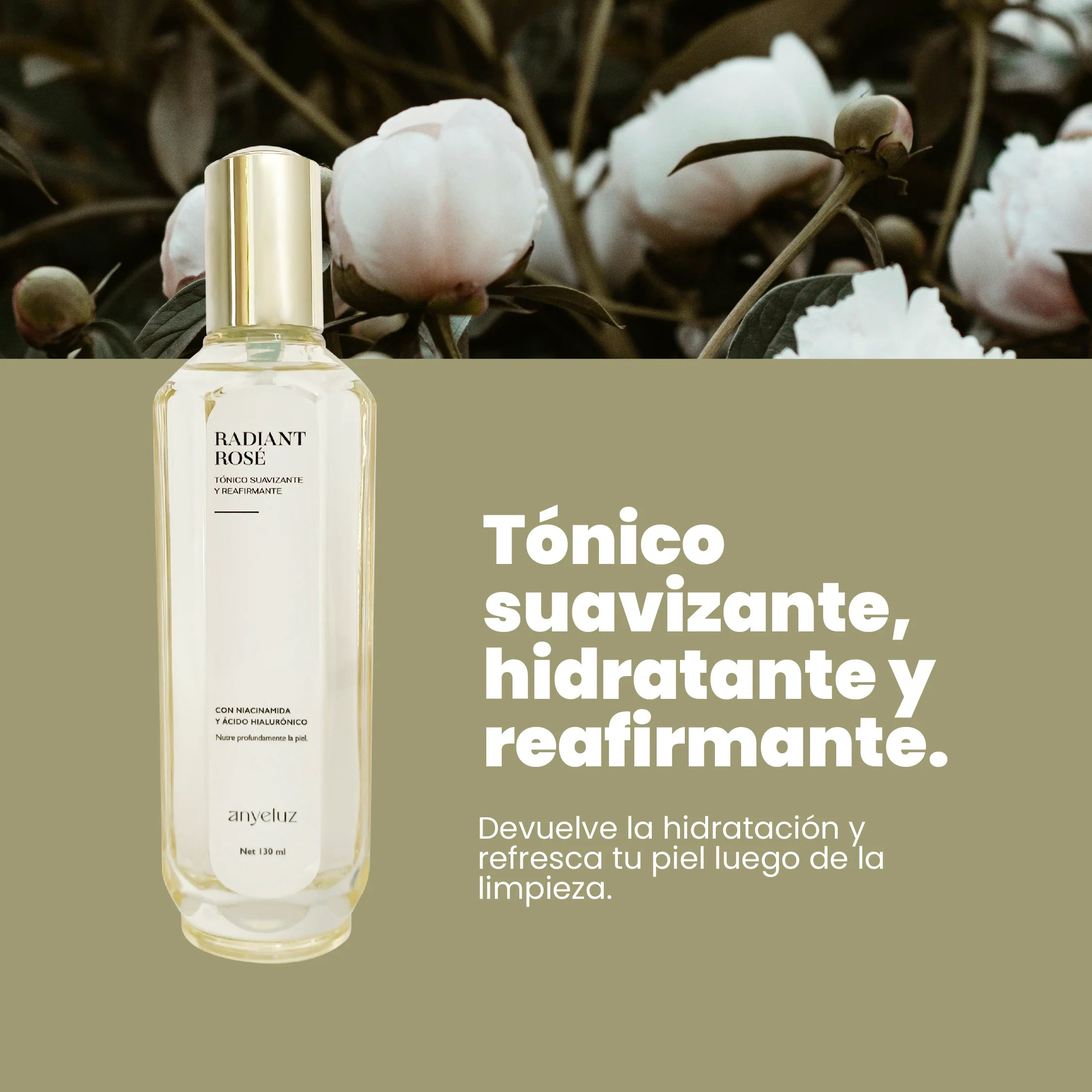 Tónico Radiant Rose Anyeluz 130 ml